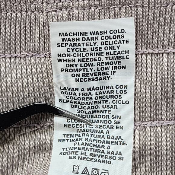 Avia Pants Women XL Tan Taupe Fog Dance Pull On Drawstring Bungie Hem Athleisure - Picture 5 of 11